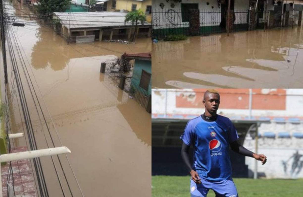 Debido a las constantes lluvias en Honduras, el caudal de los ríos Chamelecón y Ulúa desbordaron nuevamente hasta inundar algunos sectores del Valle de Sula. Un futbolistas hondureño reflejó su tristeza al vivir en carne propia otra inundación.