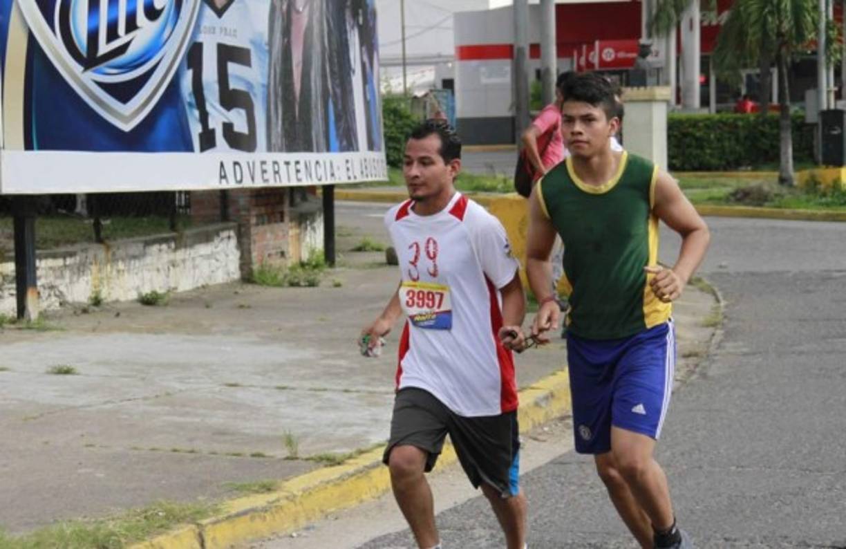 Concentrados para llegar a la meta.