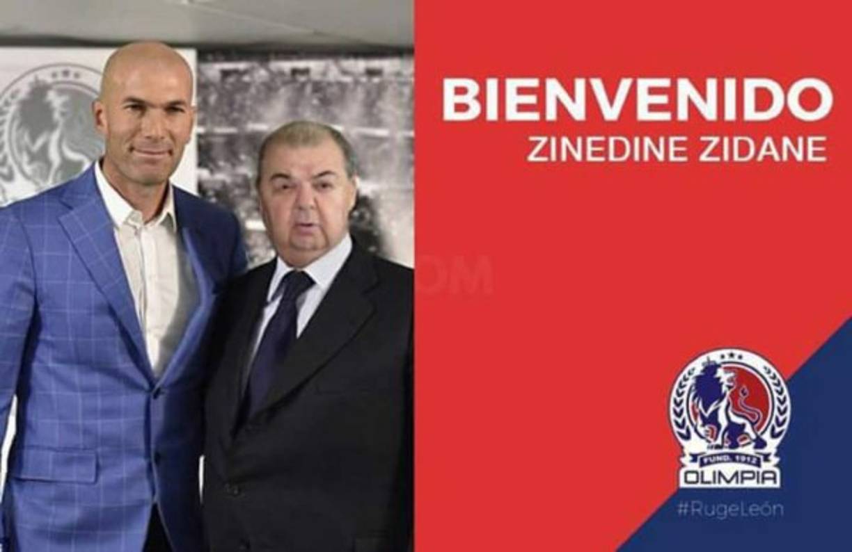 Hasta con el Olimpia se le vincula a Zidane .