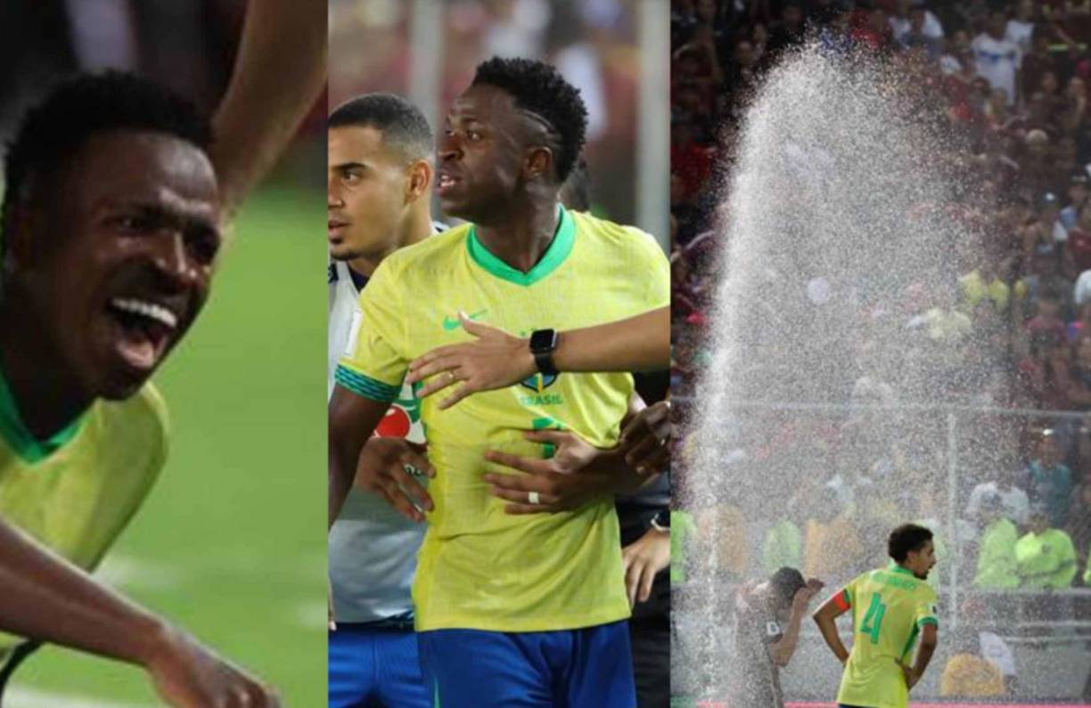  Venezuela se burló de Vinicius e hizo una trampa ante Brasil en pleno partido. El crack del Real Madrid tuvo su show y lució desatado.