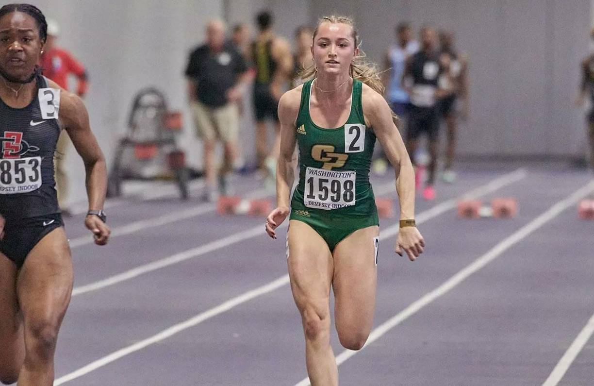 Shelby Daniele destacó en prueba de 200 (23.57), 100 (11.58) y 60 metros lisos (7.62).