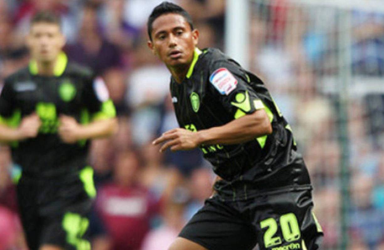 Ramón Núñez jugó 25 partidos con la camiseta del Leeds United en la temporada 2010 al 2013.