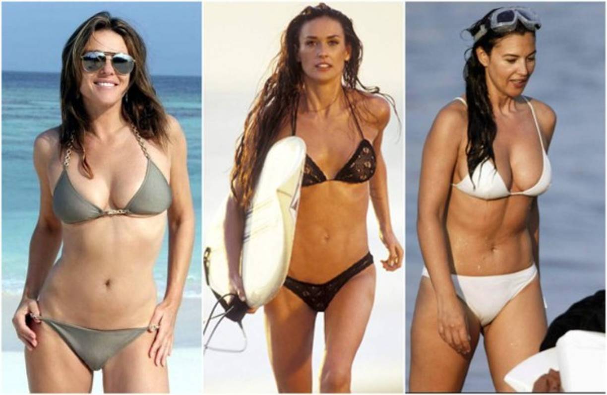 Las famosas no solo deslumbran en las grandes pantallas, además cautivan con las siluetas de infarto, pese a su edad, pues todas son mayores de 50 años.