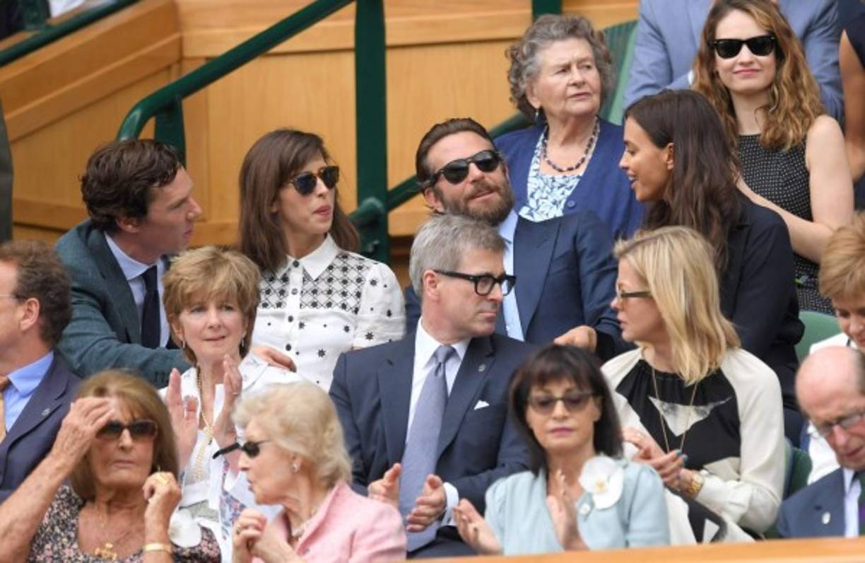 Bradley e Irina se mostraron muy felices en la final de Wimbledon, pero conforme avanzaba el partido las cosas no fueron tan alegres para la pareja.
