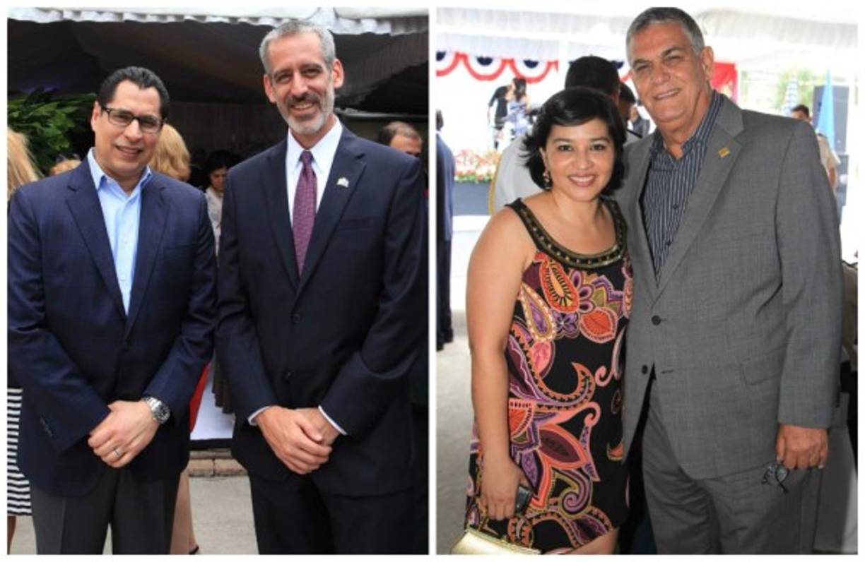 Sebastián Pastor y Eric Turner con Ledy Pacheco y Juan Bendeck.