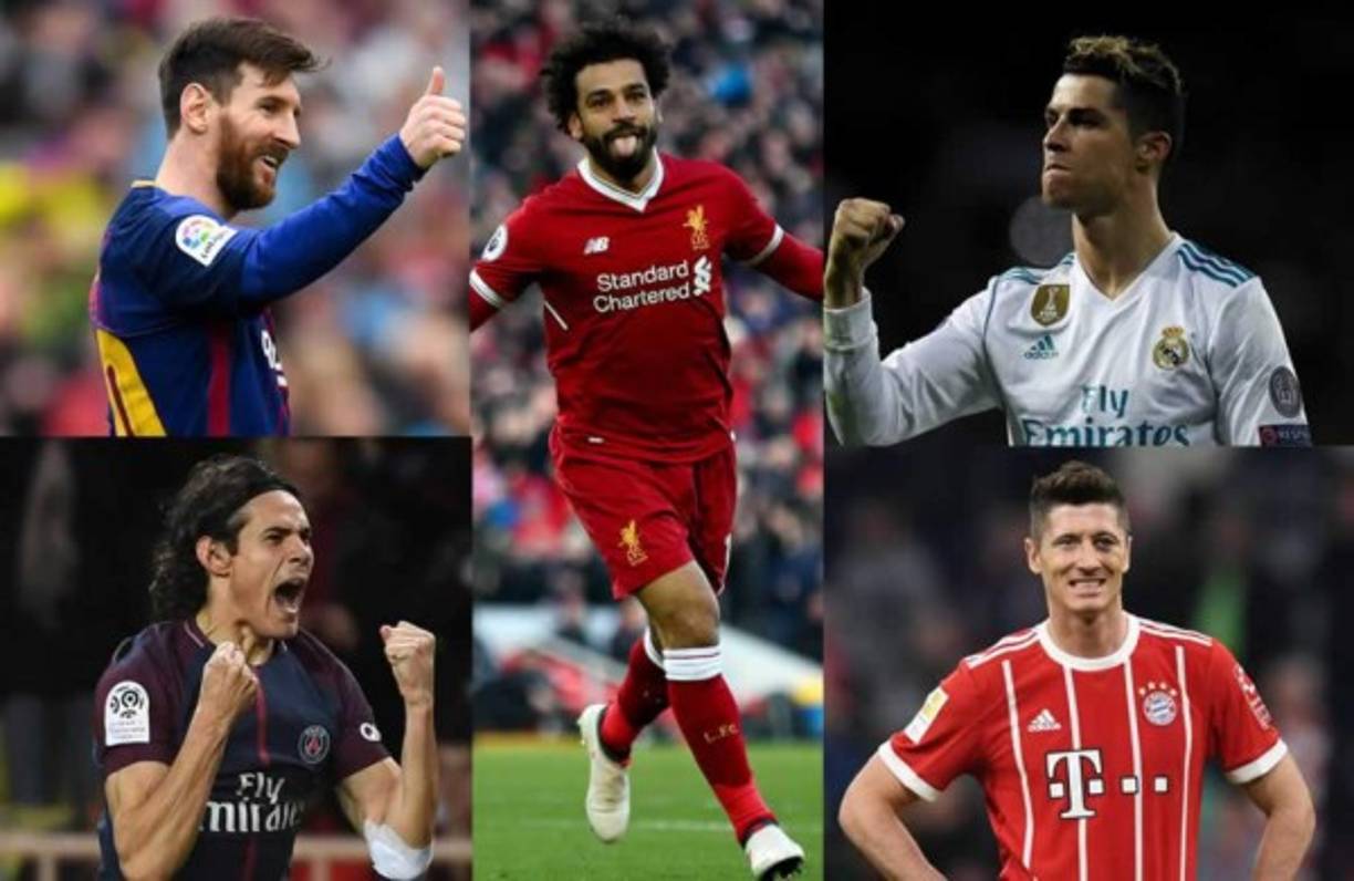 Los grandes delanteros de los equipos puntales de Europa van en cabeza de la clasificación de la Bota de Oro 2017-18.