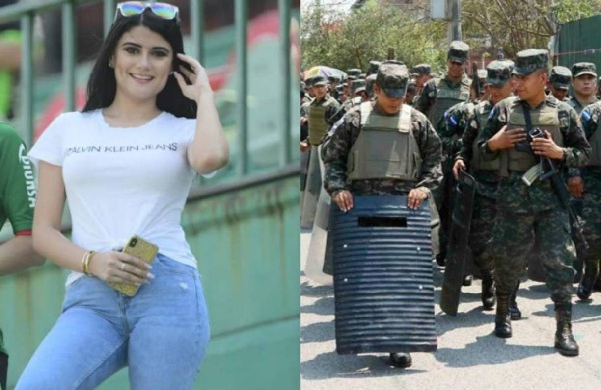 El Marathón vs Real España finalizó empatado 2-2; se engalanó con bellas chicas y la seguridad también estuvo presente en el Yankel Rosenthal. Te dejamos las mejores imágenes del derbi sampedrano.