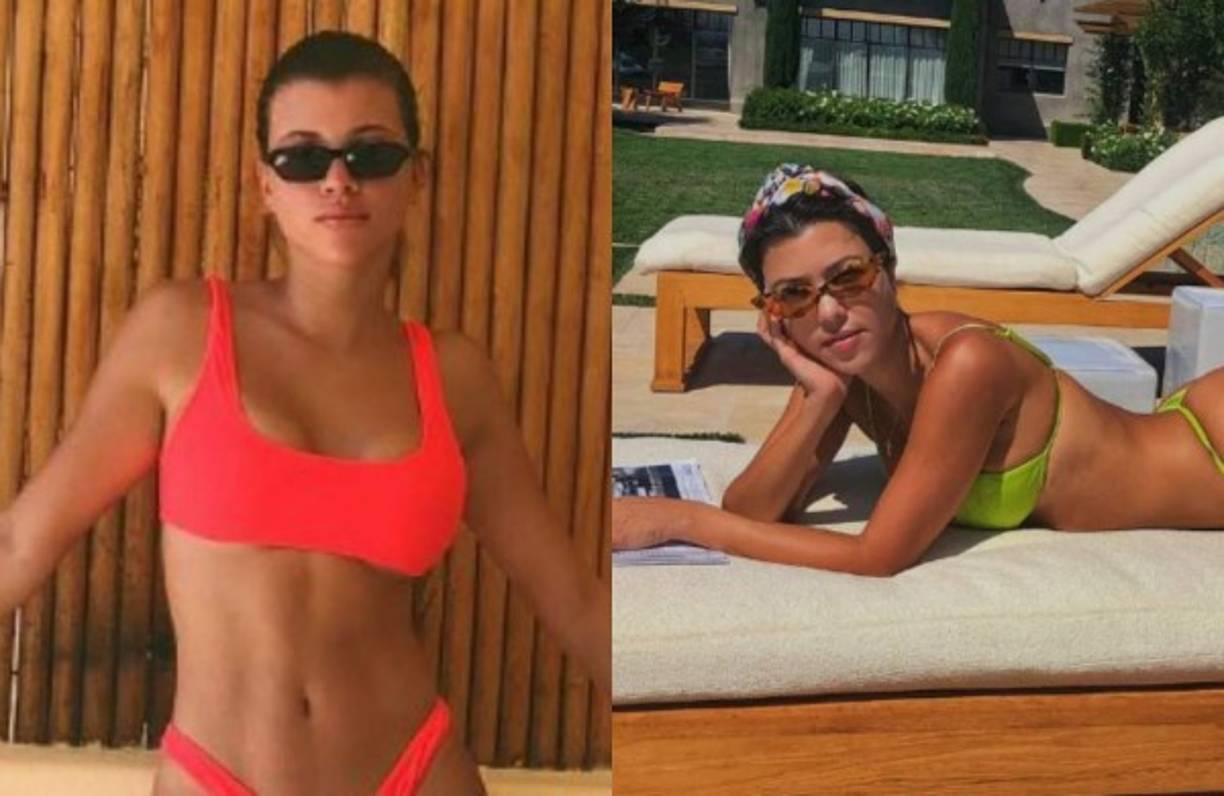 En sus redes sociales la estrella de la telerrealidad de 39 años y la modelo de 20, han compartido sendos posados, que por mera casualidad fueron tomadas desde México, donde ambas coincidieron.<br/><br/>Mientras Kourtney celebrara su soltería la modelo festejaba su entrada en la vida adulta con el ex de la Kardashian, Scott Disick.<br/>