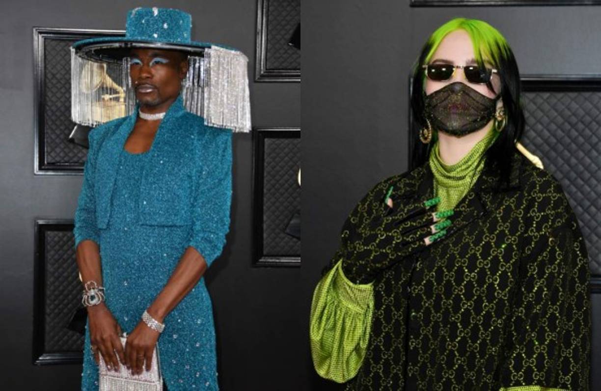 Estas estrellas acapararon las miradas en la alfombra de los Grammy por sus atuendos exagerados.