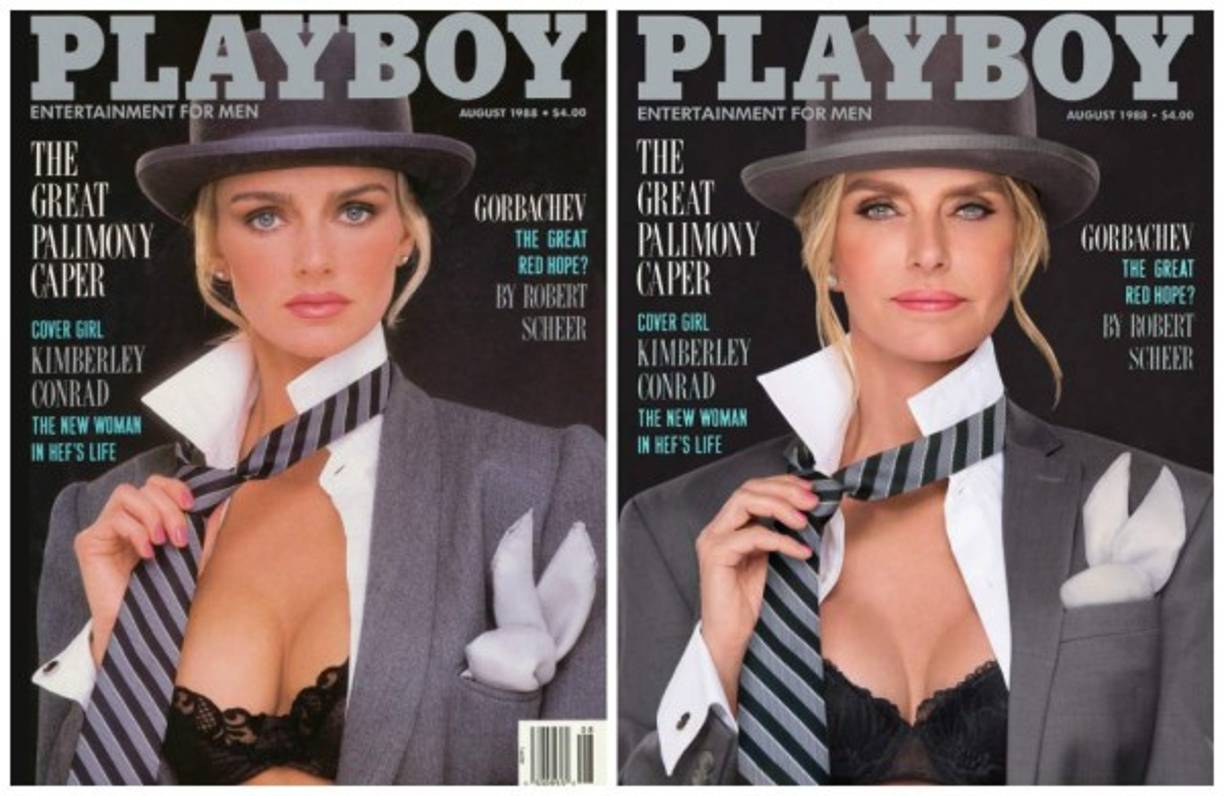 Kimberley Conrad Hefner fue ‘playmate’ del año en 1989, y ahora, con 30 años más, vuelve a posar a sus 54 años tal y como lo hizo para el número de la revista de agosto de 1988. En 1989, la modelo se convirtió en la segunda esposa del dueño de la revista Hugh Hefner, con quien estuvo casada hasta 2010.