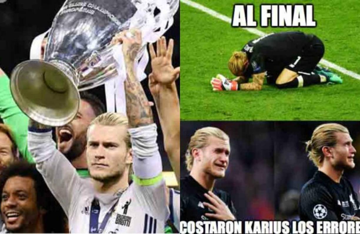 Loris Karius, portero de Liverpool, fue víctima de las burlas de los fanáticos luego de protagonizar dos groseros errores que definieron el título en la final de Champions League en donde Real Madrid venció 3-1 al cuadro inglés.