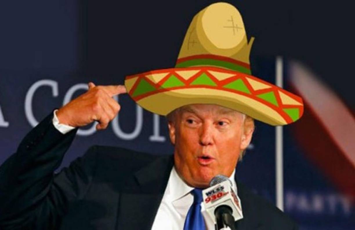 Los mexicanos utilizan su creatividad para burlarse de la visita del magnate a su país.