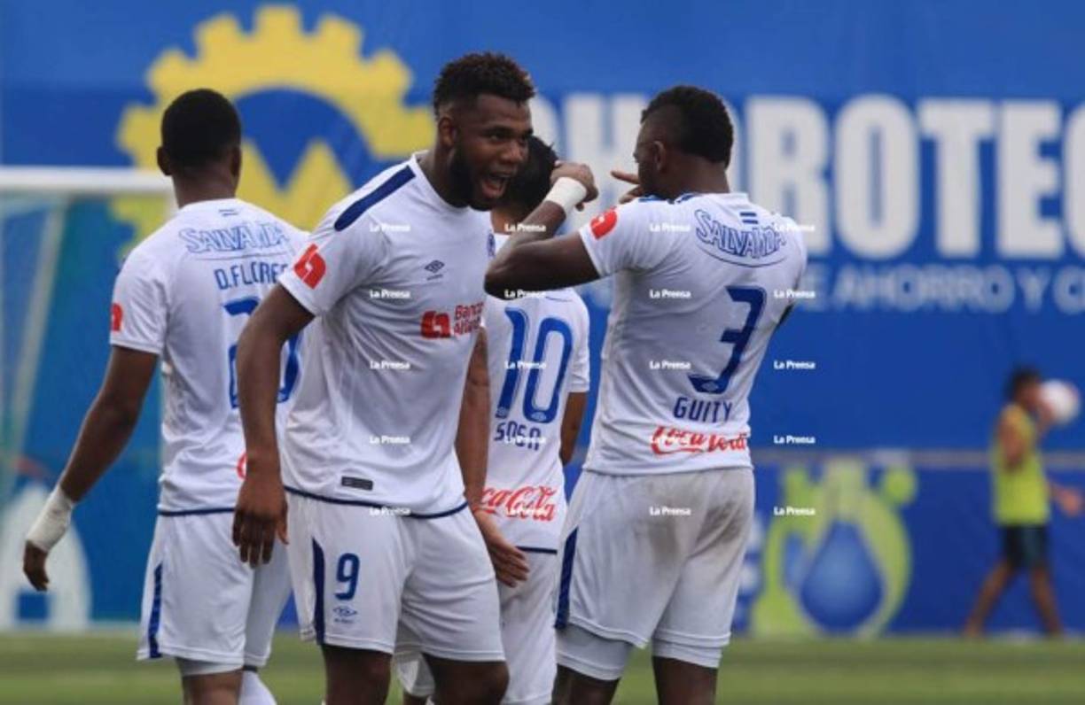 El segundo gol de Jorge Benguché llegó al minuto 57. Así lo festejó el delantero.