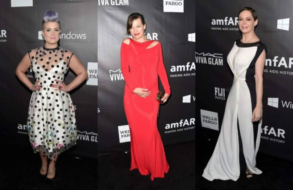 Kelly Osbourne, Milla Jovovich y Rose McGowan.