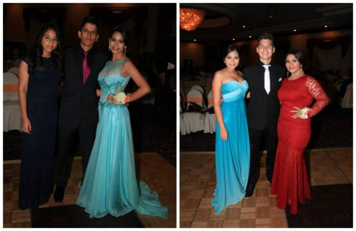 Giselle Reyes, Edgardo Vega y Abby Gavarrete con Cindy Pineda, Roberto Chinchilla y Ale Mejía.