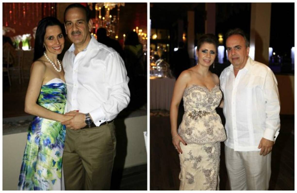 Tatiana y Eduardo Kafati. Lilian y Nelson Frech.