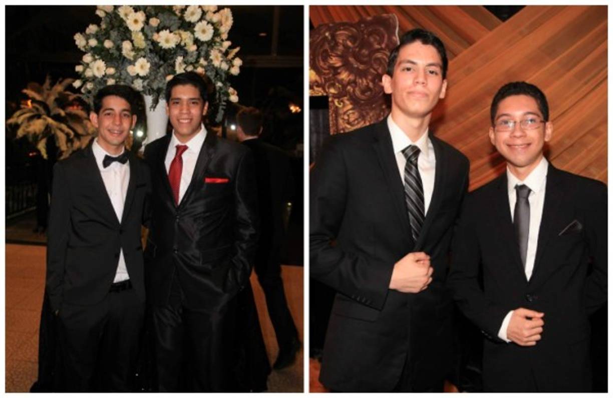 Sucrie Castillo y José Guillén con José Sorto y Gabriel Rivera.