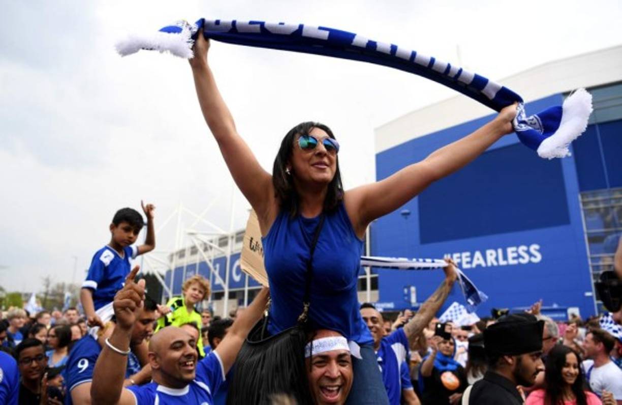 Los hinchas del Leicester están viviendo un sueño con su equipo.