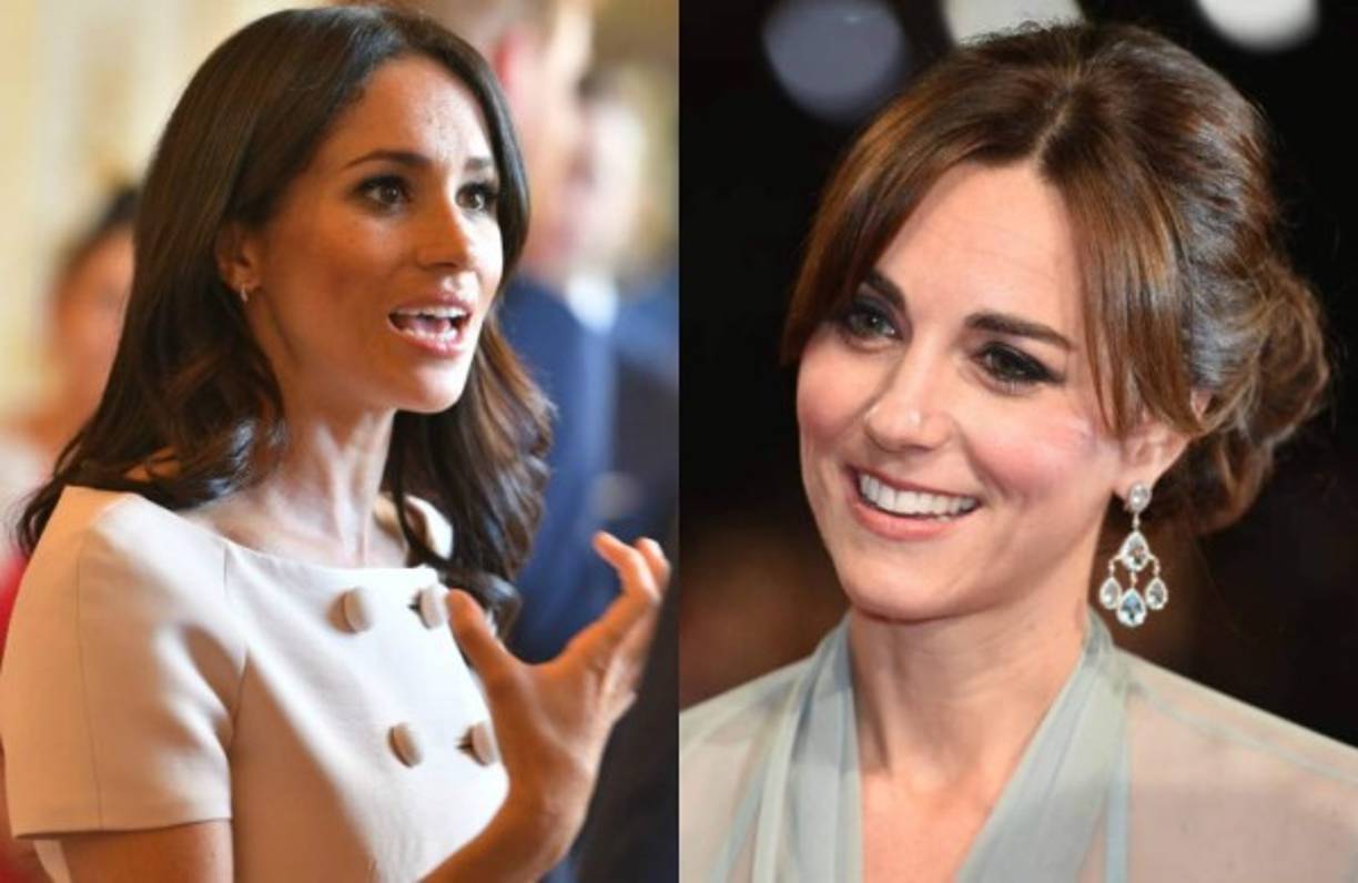 El estilo usado por la duquesa de Sussex en su más reciente evento hizo que la compararan con su cuñada, la duquesa de Cambridge​​.