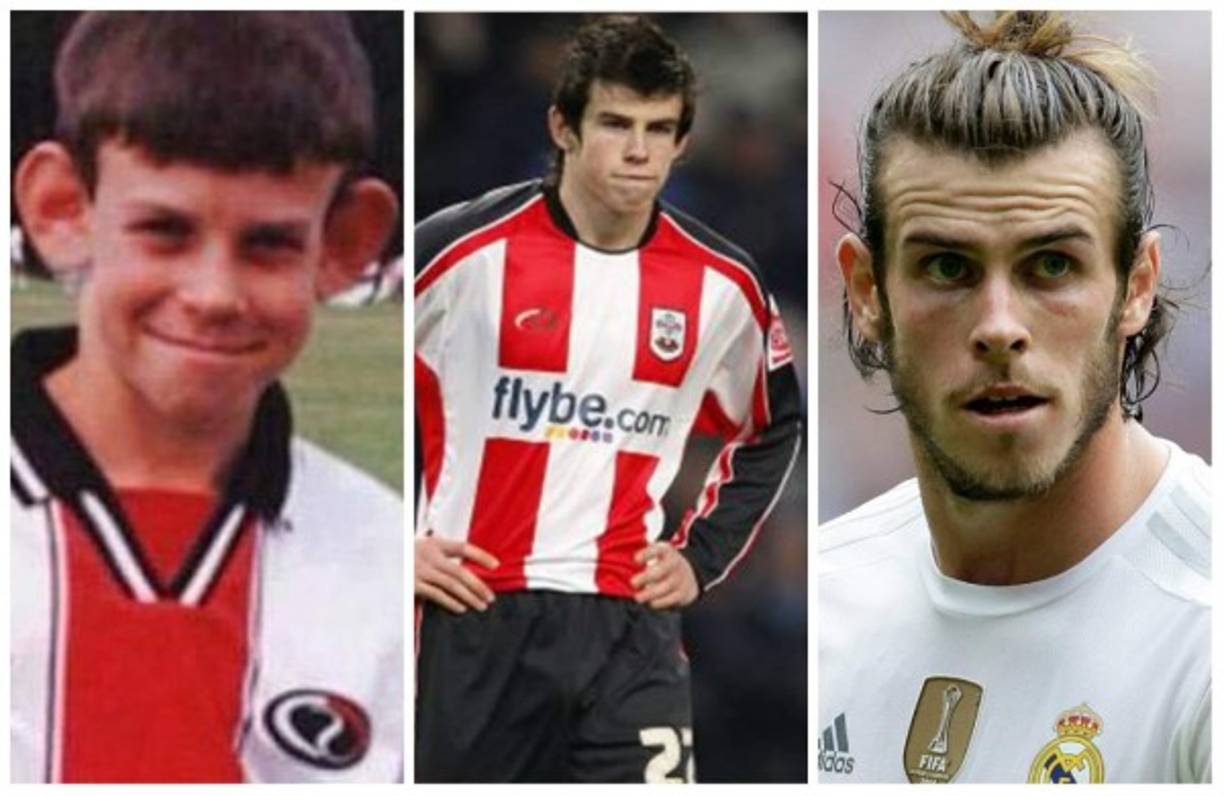 La transformación de Gareth Bale con el paso de los años.