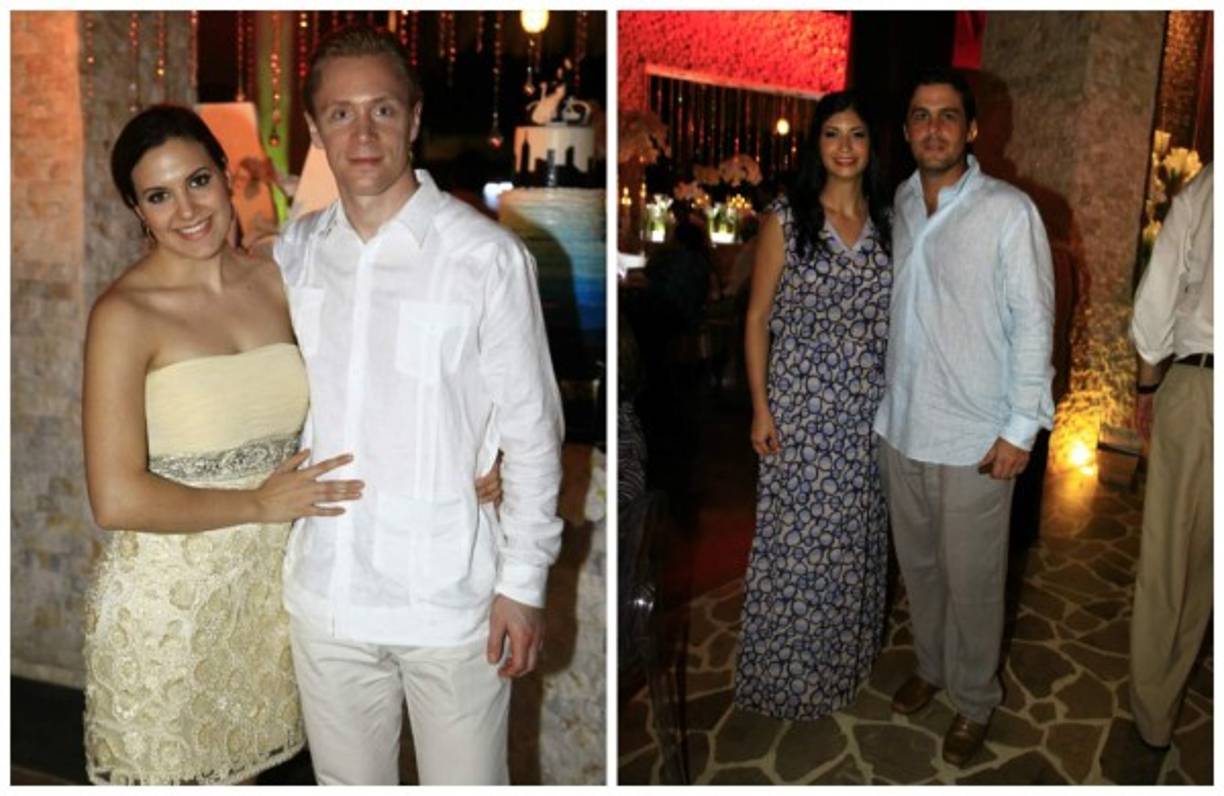Jessica y Henrik Andersson. Orietta y Eugenio Canahuati.