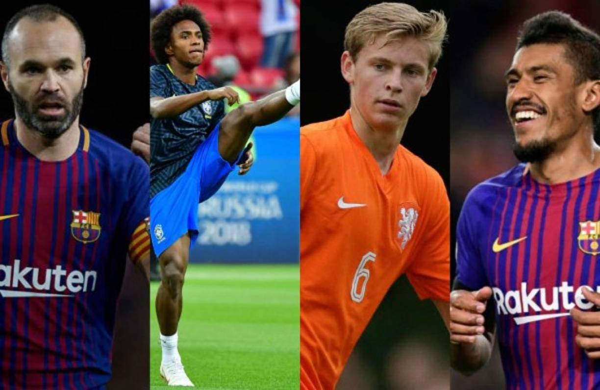 El Barça prepara una revolución de cara a la próxima temporada. La salida y llegada de nuevos centrocampistas en el club blaugrana acapara las miradas y medios como Mundo Deportivo informan de los volantes que le dirán adiós al club, así como los que busca fichar el cuadro culpe. FOTOS AFP.