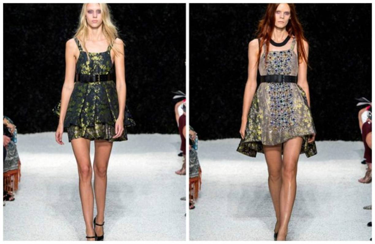 Colección Otoño-Invierno 2015 de la marca Vera Wang.