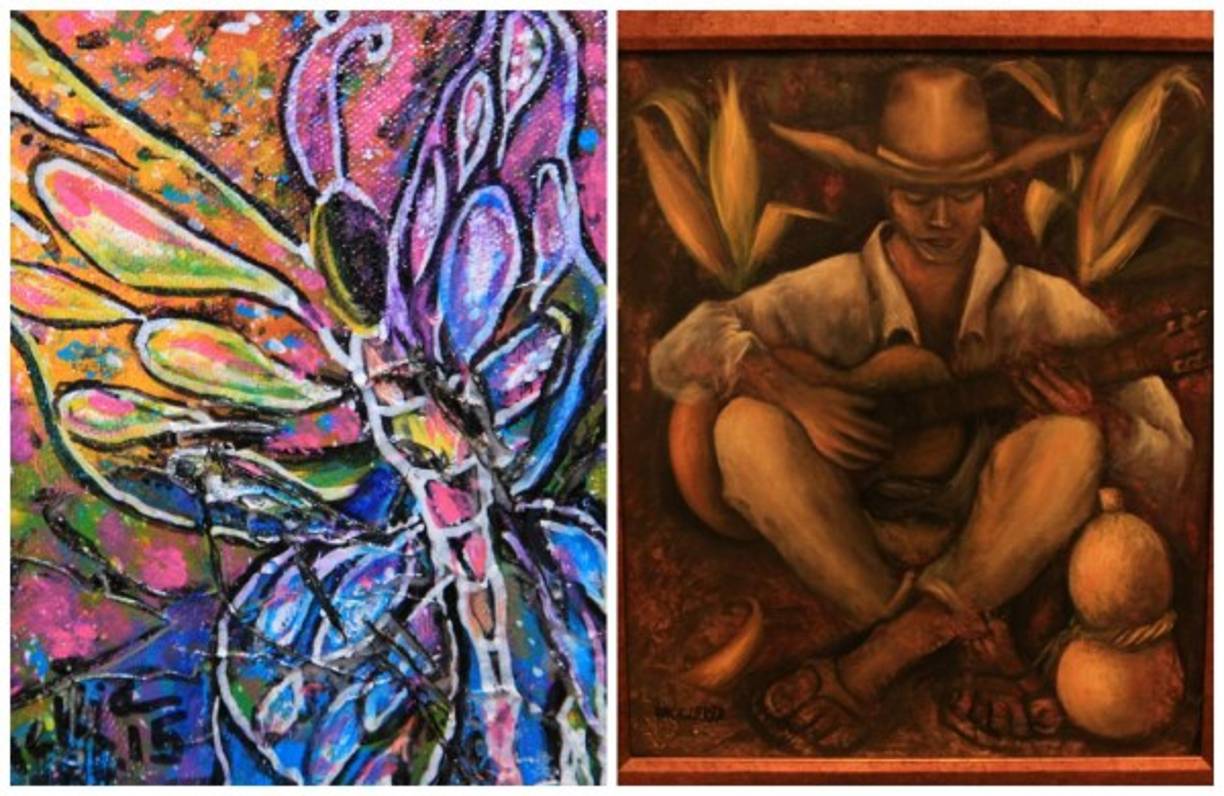 Las obras de Antonio Vinciguerra y Jacqueline Rivera fueron exhibidas en el Festival Veraniego de las Artes 2015.