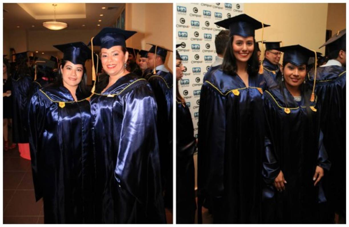 Daniella Alejandro y Tania Pineda con Renata Méndez y Merlin Cruz.