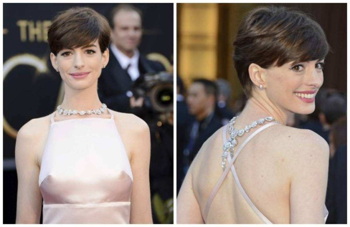 La actriz en su desfile por la alfombra roja de los premios Óscar.