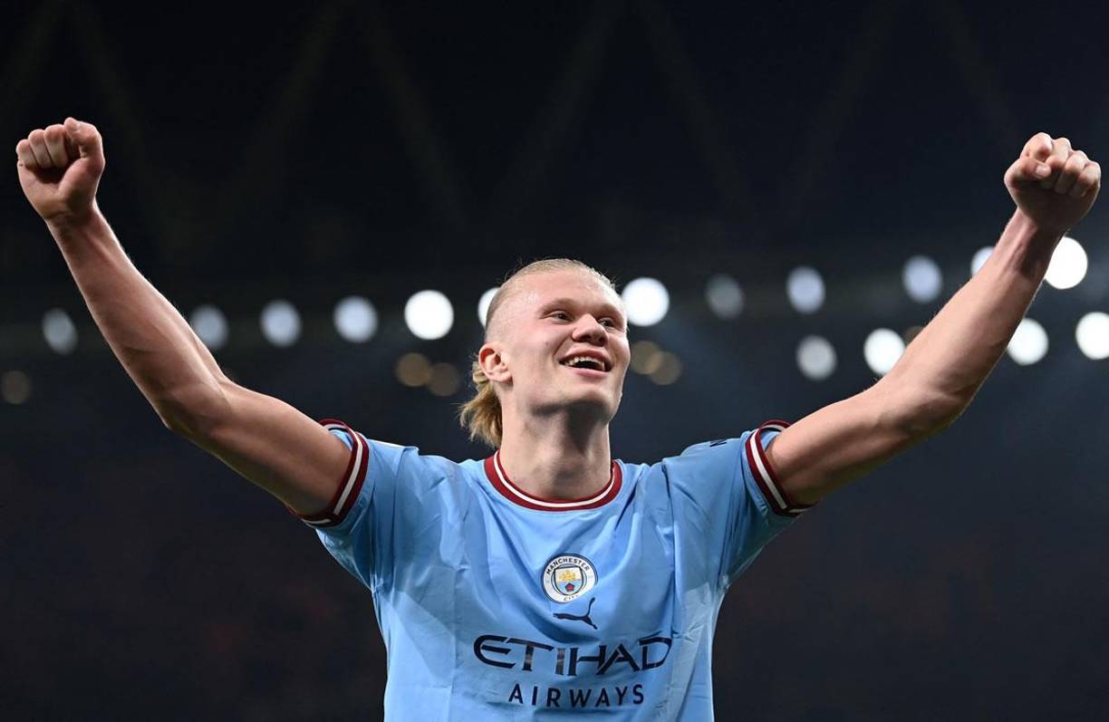 1. Erling Haaland (Manchester City) - El noruego marcó 36 goles (72 puntos ).