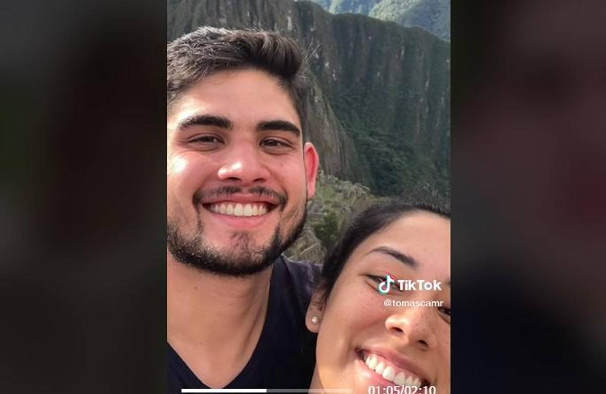 Ahora, Tomás Cam, registrado en TikTok como @tomascamr, tiene 60 mil seguidores y se lo ve feliz junto a su gran amor. 