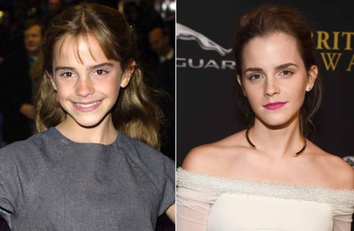 Emma Watson fue elegida para interpretar a Hermione a la edad de nueve años, después de haber participado anteriormente solo en obras de teatro escolares.​ Protagonizó, junto con Daniel Radcliffe y Rupert Grint, las ocho películas de la serie cinematográfica.