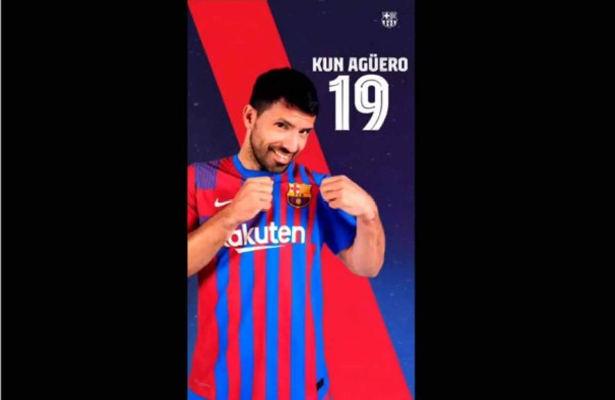 Sergio 'Kun' Agüero - El delantero argentino, que se sigue recuperando de una lesión, vestirá el ya definido dorsal 19.