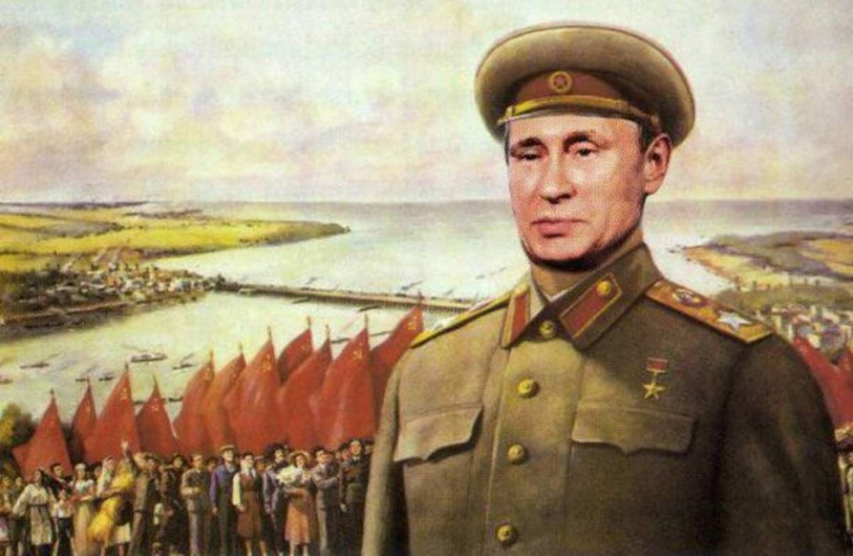 Se publicaron dos fotos tomadas en 1920 y en 1941 de dos personas que guardan cierta semejanza con el presidente ruso.