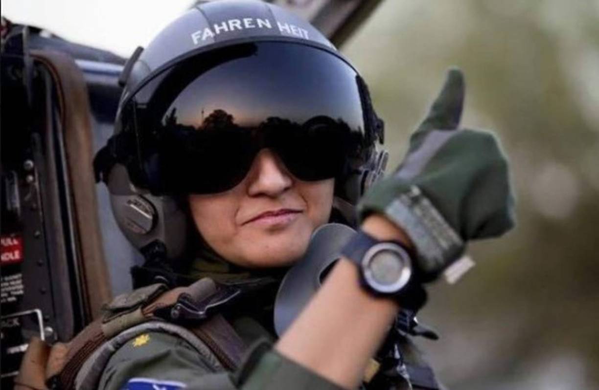 Niloofar Rahmani es la primera piloto militar de Afganistán que consiguió asilo en Estados Unidos.
