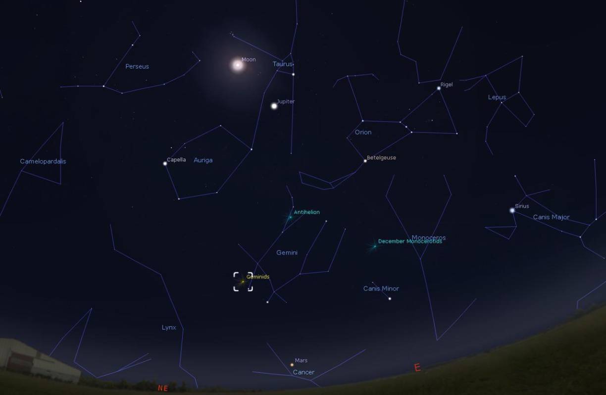 Esta lluvia de meteoros denominada Gemínidas está activa desde el 11 de diciembre y estará hasta el 20 de este mismo mes del 2024.