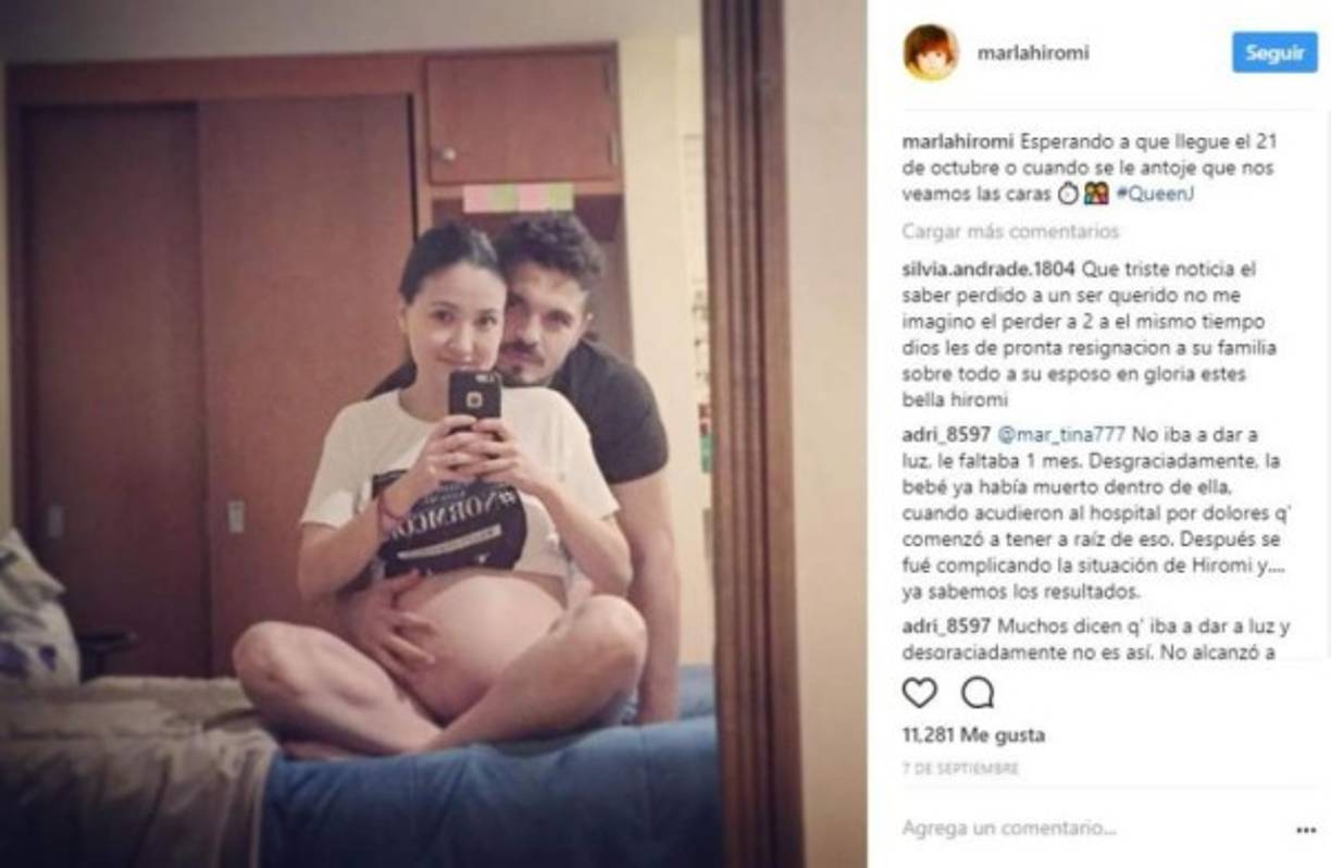 'Esperando a que llegue el 21 de octubre o cuando se le antoje que nos veamos las caras', dijo en su cuenta de Instagran junto a esta foto.