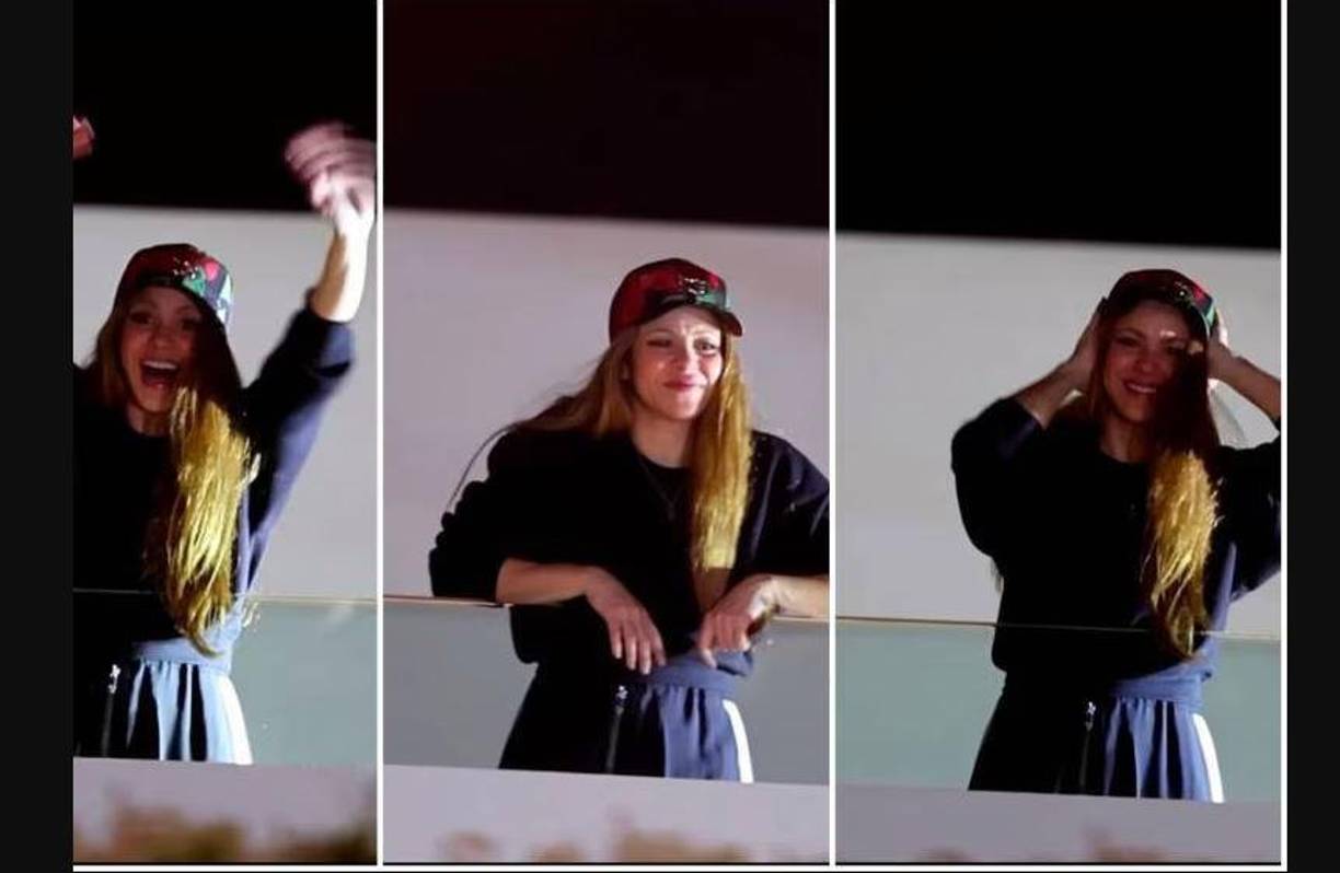 Por otra parte, Shakira se conmovió hasta las lágrimas cuando salió al balcón a saludar a los fans que le dedicaban mensajes lindos por el día de su cumpleaños. 