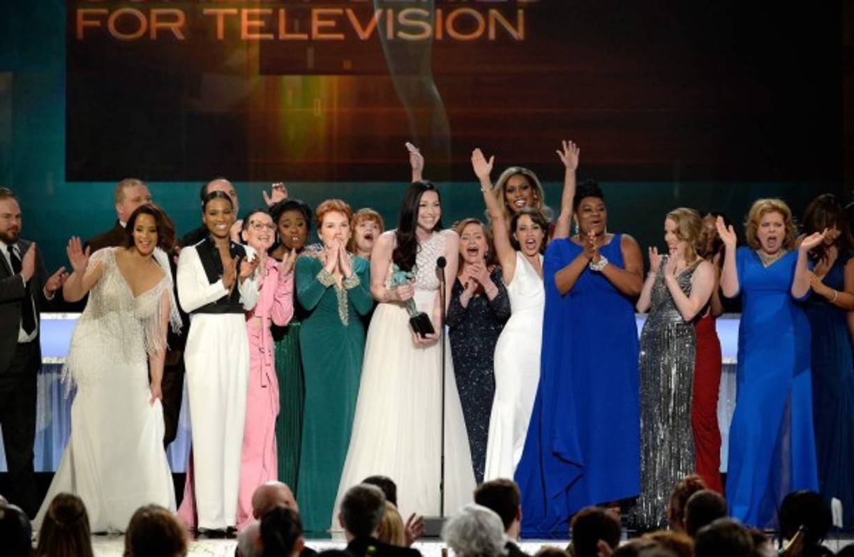 El elenco de la mejor serie de televisión, 'Orange is the New Black'.