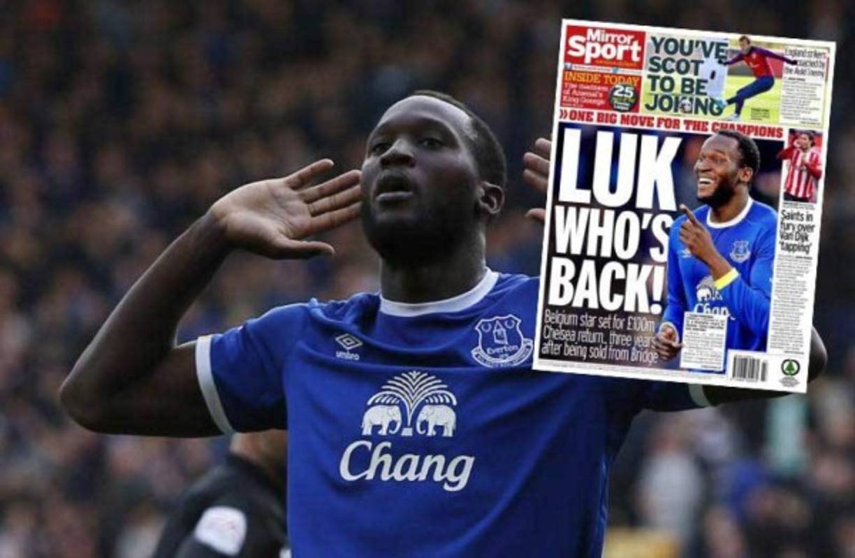 Según The Mirror, Romelu Lukaku está a punto de regresar al Chelsea, equipo del que se marchó hace tres temporadas por 32 kilos. El trapaso ahora se cerraría en torno a los 115 millones de euros. El delantero belga, de hecho, confirmó ayer que se iba del Everton: 'Mi agente sabe lo que va a suceder y yo también', dijo en declaraciones a Sky Sports. 'Tenemos un acuerdo', afirmó, sin desvelar su destino, que podría ser el Chelsea.