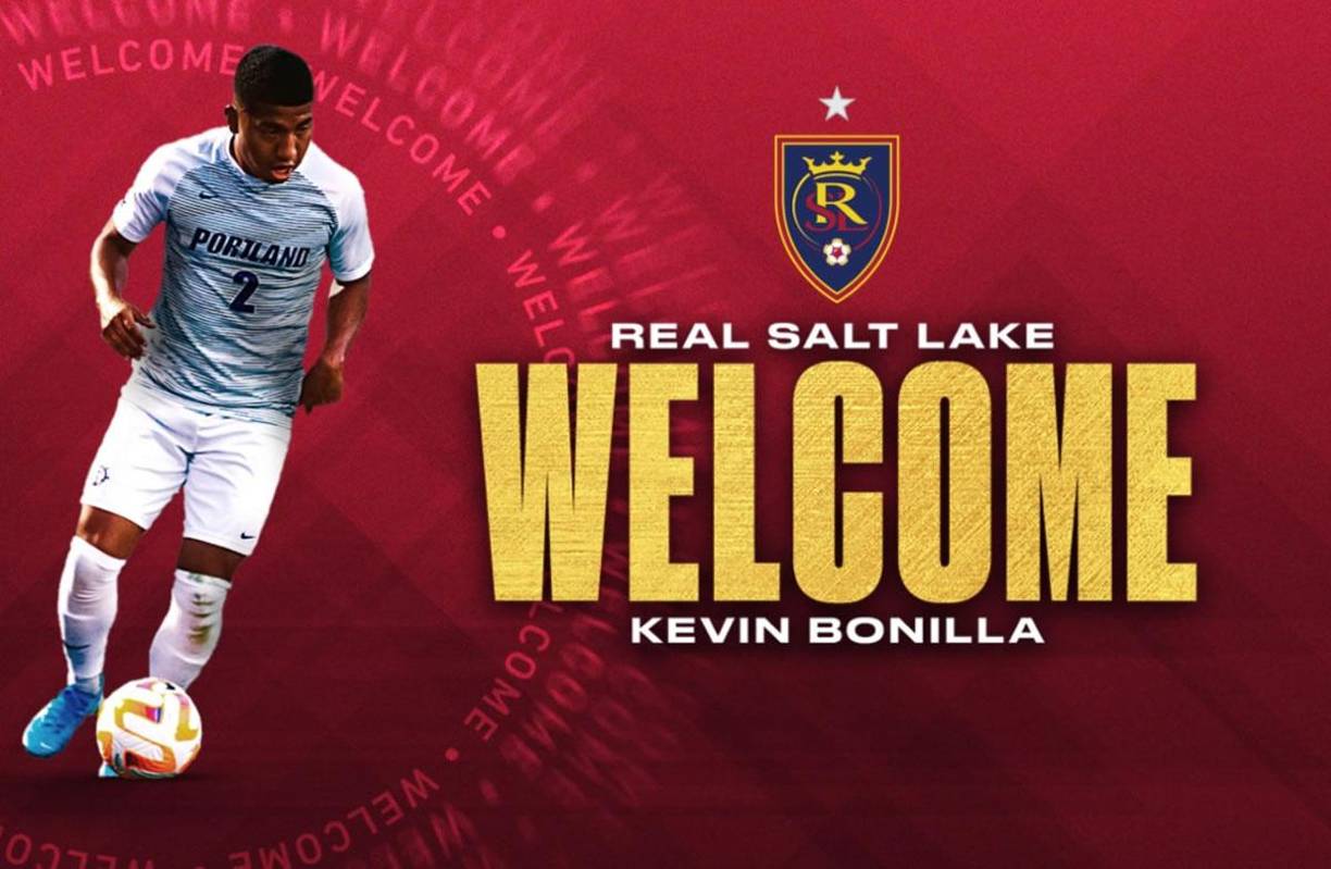 Kevin Bonilla, hondureño-estadounidense de 22 años, fue anunciado como fichaje del Real Salt Lake de la MLS, tras ser elegido en el Super Draft de la Liga norteamericana.