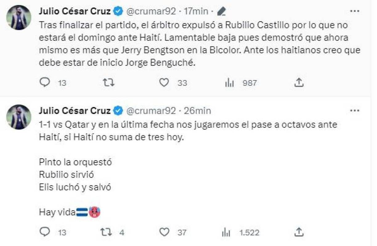 Julio Cruz, periodista de El Heraldo: “En la última fecha nos jugaremos el pase. Hay vida”