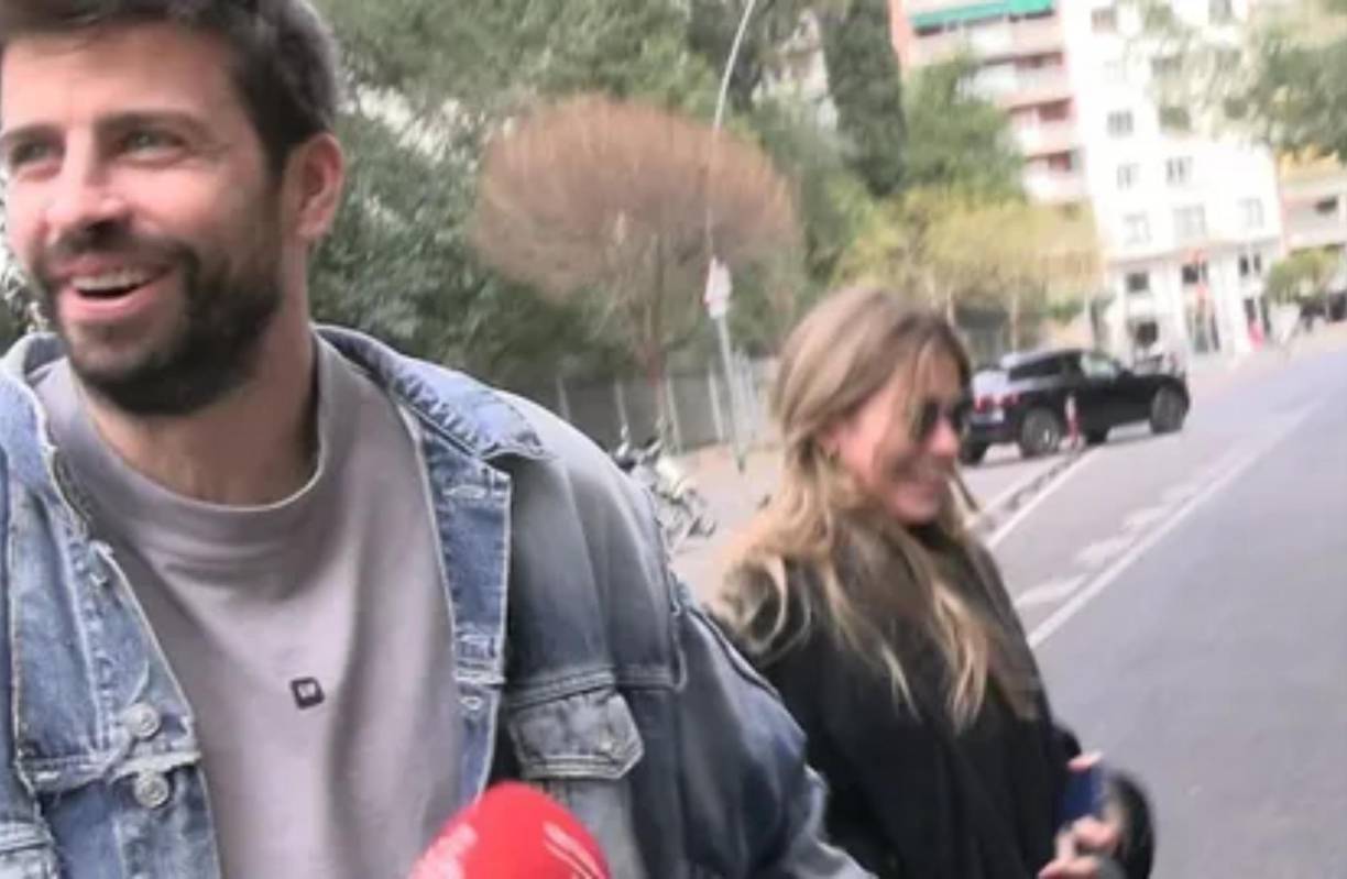 En las imágenes, se puede ver a la pareja mucho más suelta de lo habitual