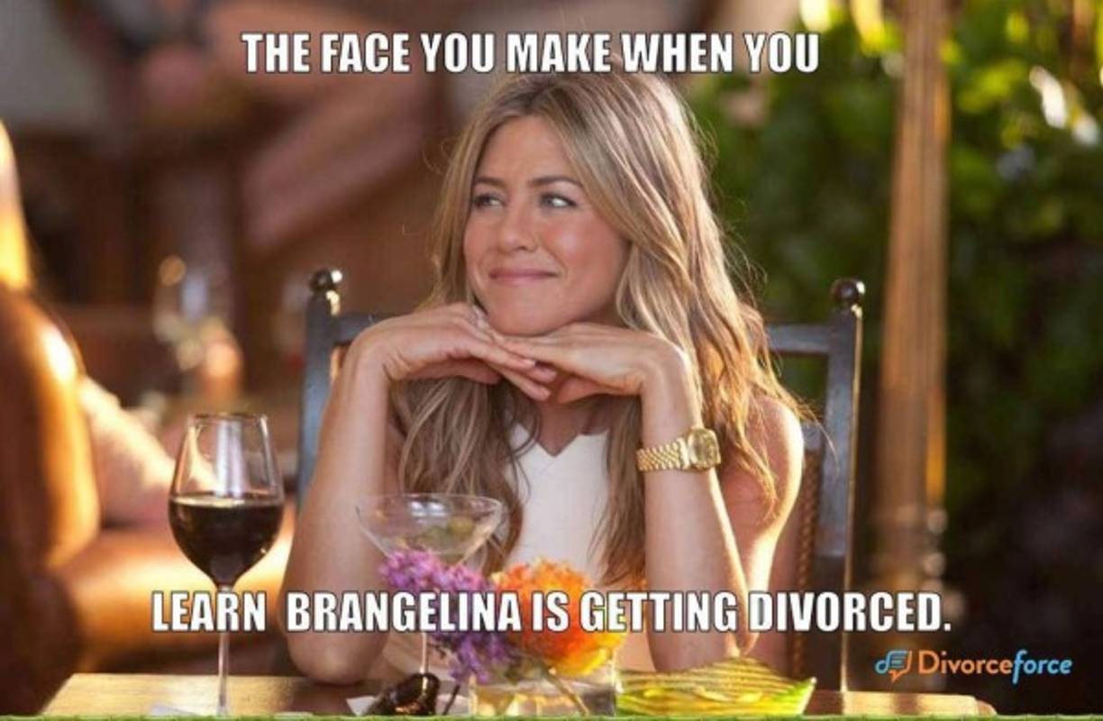 La cara que haces cuando te enteras que Bradangelina se divorcia.