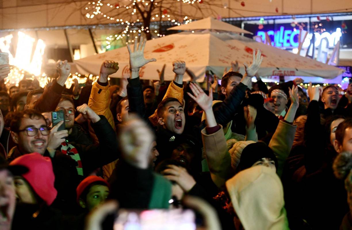 Así reaccionaron cuando finalizó la tanda de penales.