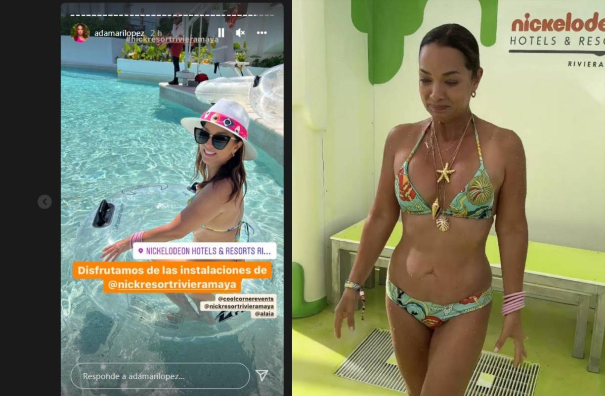 Adamari López lució su cuerpazo con este bikini. 
