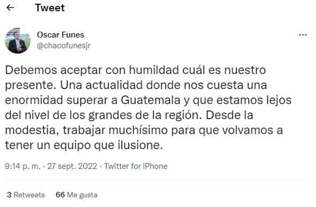 Otro de los periodistas que dio su punto de vista fue el comunicador hondureño Óscar Funes. 