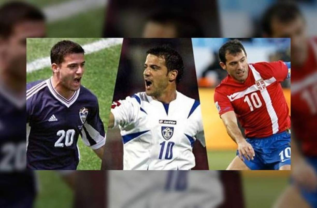 Dejan Stankovic: Es el único jugador que vistió la camiseta de tres selecciones diferentes hasta jugó tres mundiales. Primero se puso la camiseta de Yugoslavia en el Mundial de Francia de 1998, posteriormente la de Serbia y Montenegro en el 2006 y finalmente con Serbia en 2010.