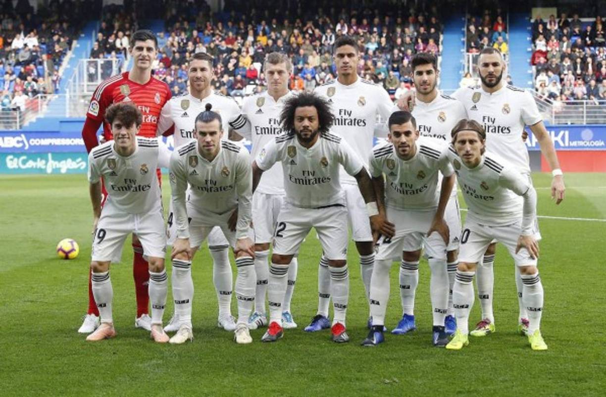 El once titular del Real Madrid para enfrentar al Eibar.
